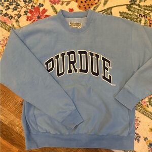 Purdue Blue Crewneck Sweater